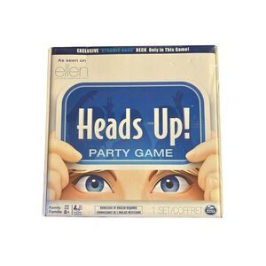 Heads Up! Party Game Trivia 100% Complete 1st Edition Family Fun 2013 Ellen‎ New